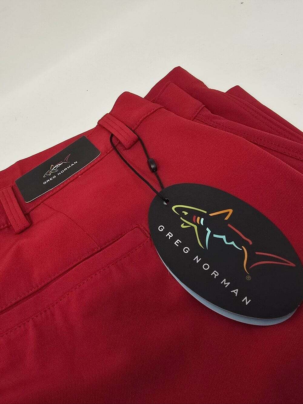 NWT Greg Norman Men's Golf Shorts Micro Lux ML75 in Red Size 42 Runs Large 44"